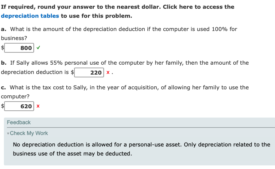 additional first-year depreciation. 8-7c Cost Recovery Tables Summary of Tables + Exhibit