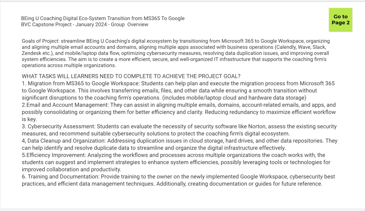  please read case study and view pictures and create a detail