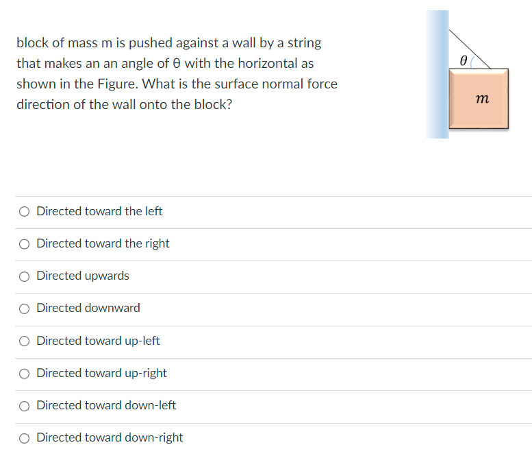 an object (block) with mass M is attached by two strings. The