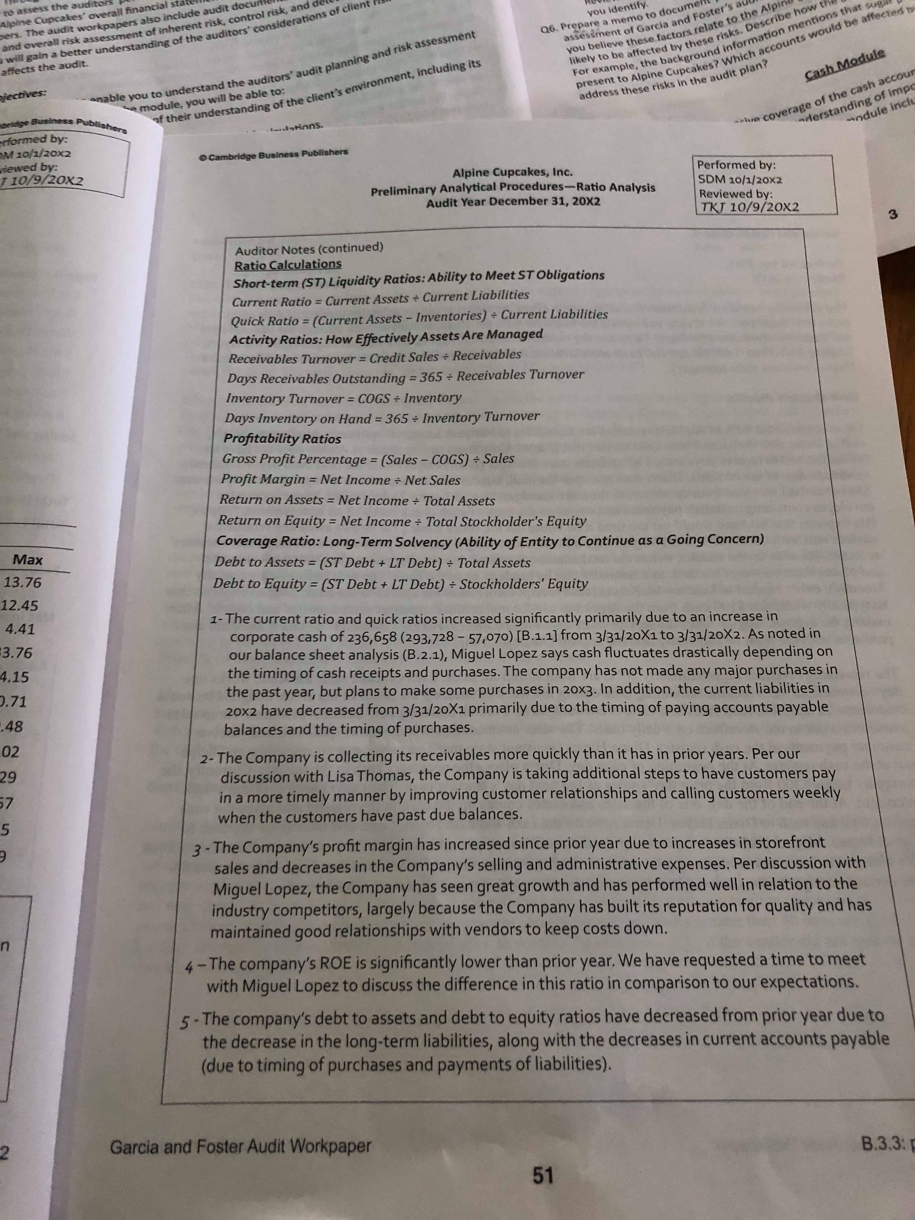 audit. After performance of the module, you will be able to: valuate