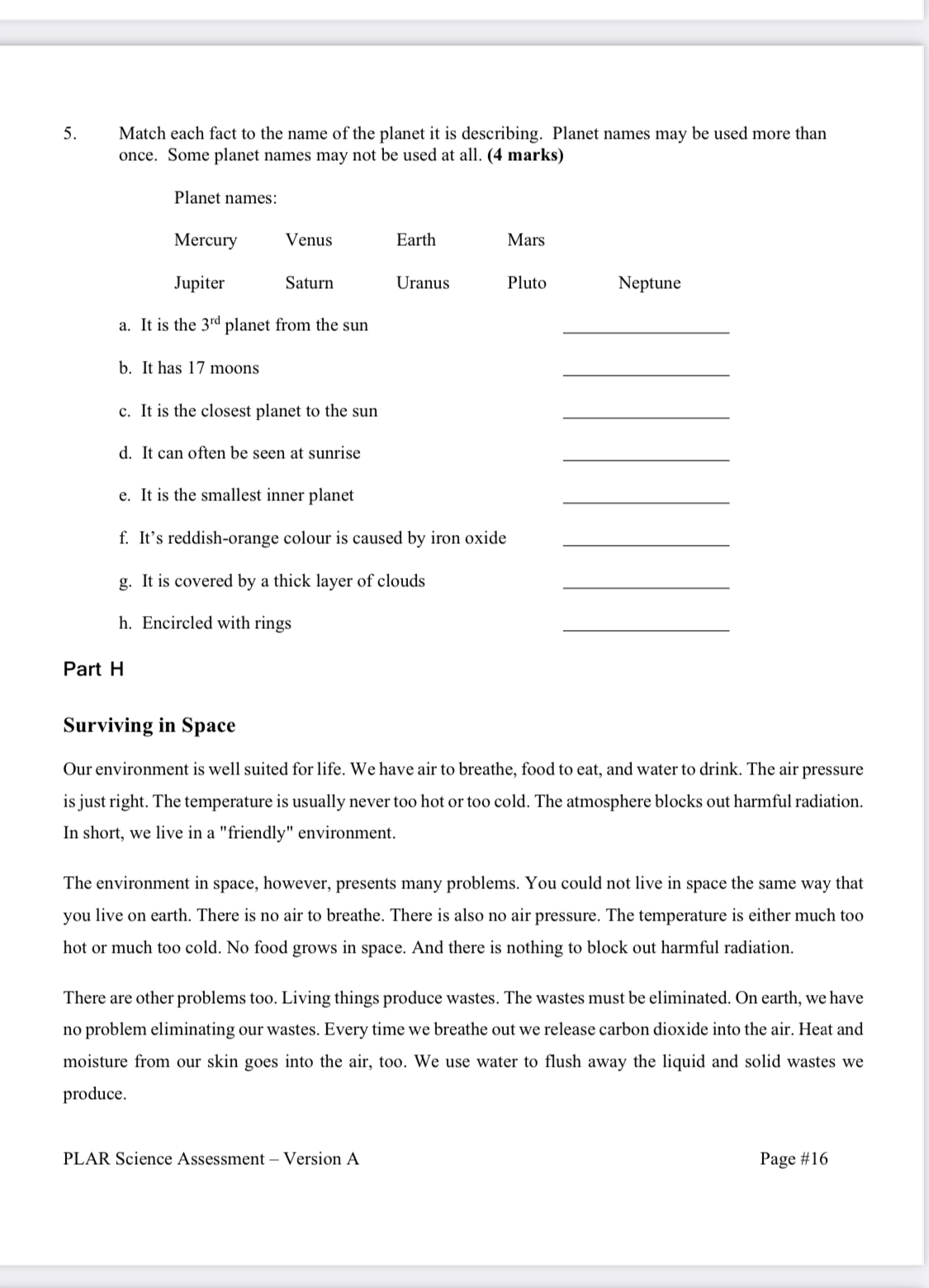 into 6. The is the number of protons in an atom and