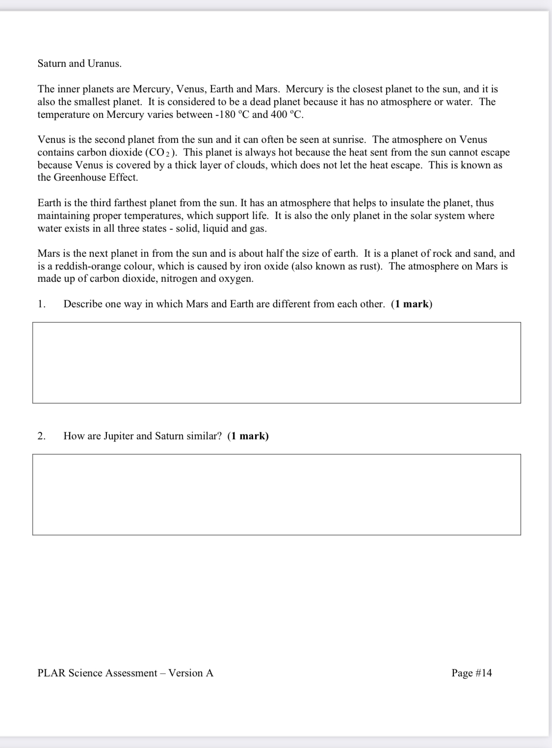 space travelers have everything required to stay alive. 1. Fill in the