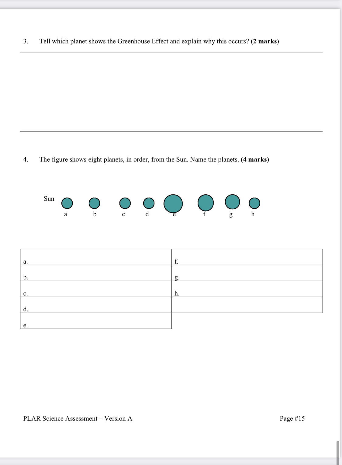 blanks. (5 marks) Outside the spacecraft, the temperature is extremely cold. The
