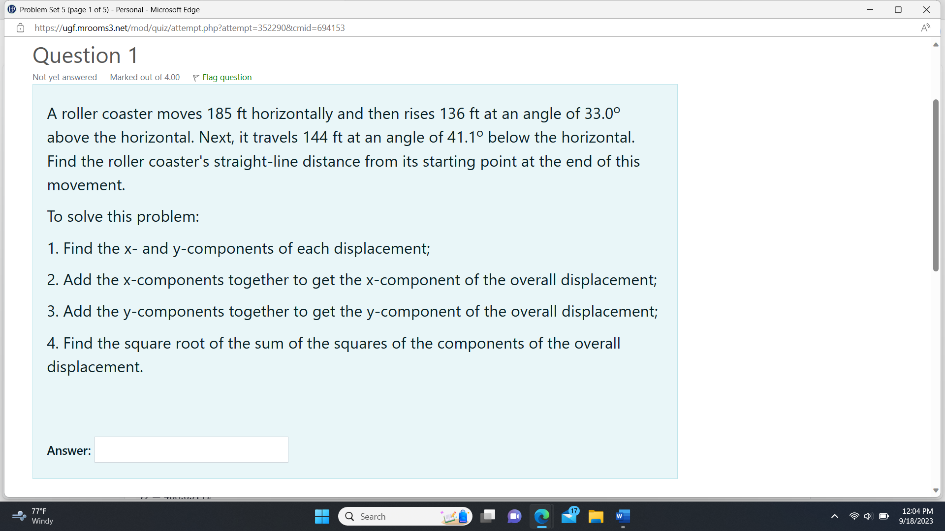 Problem Set 5 (page 1 of 5) - Personal - Microsoft Edge