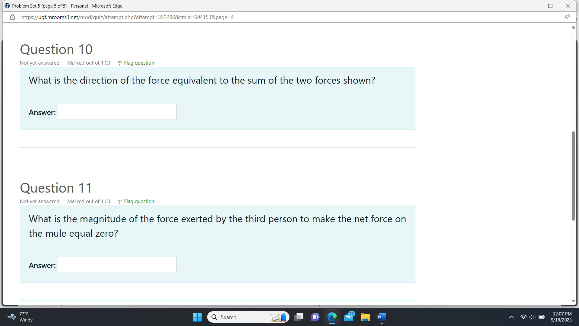 of the overall displacement; 4. Find the square root of the sum