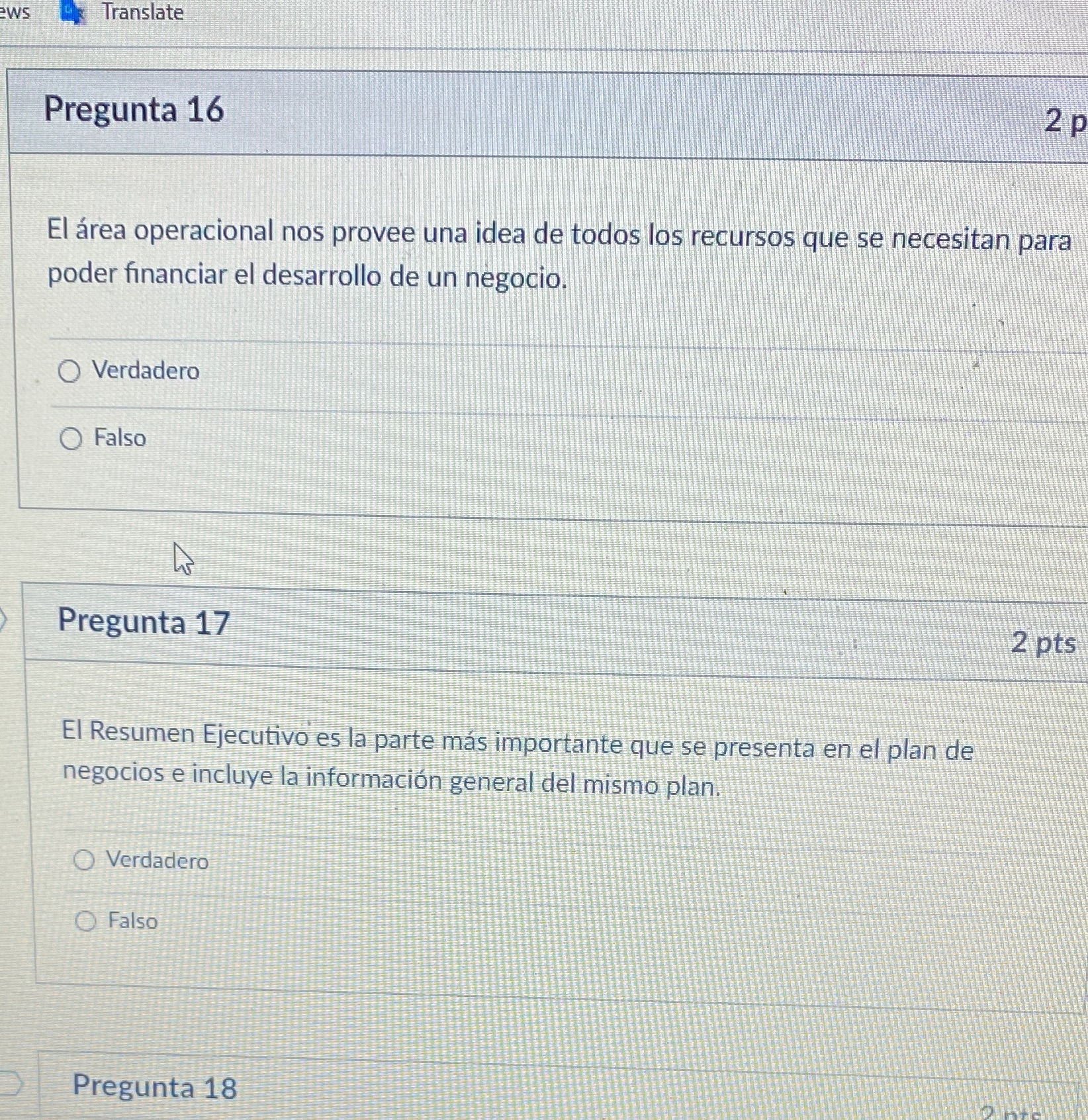 poder financiar el desarrollo de un ngo O Verdadero O Falso Pregunta