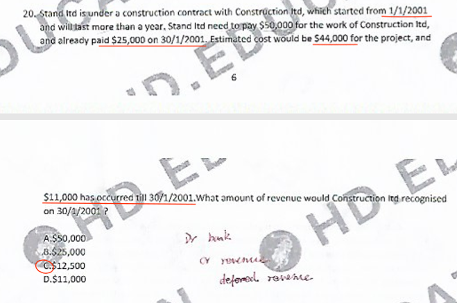 started from 1/1/2001 20 ta Rd' n ra construction Contract with Constr!ftiori,