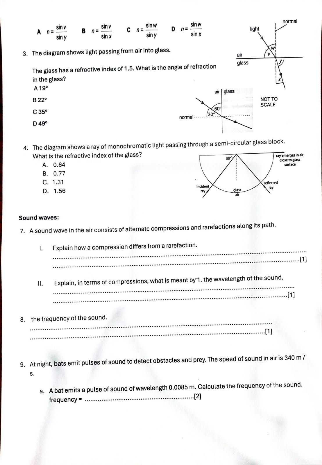 1. The electromagnetic spectrum includes seven types of radiation. What do you