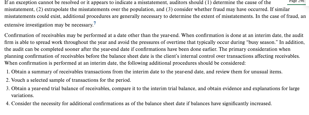 misstated. You may even conclude that the customer is mistaken and there