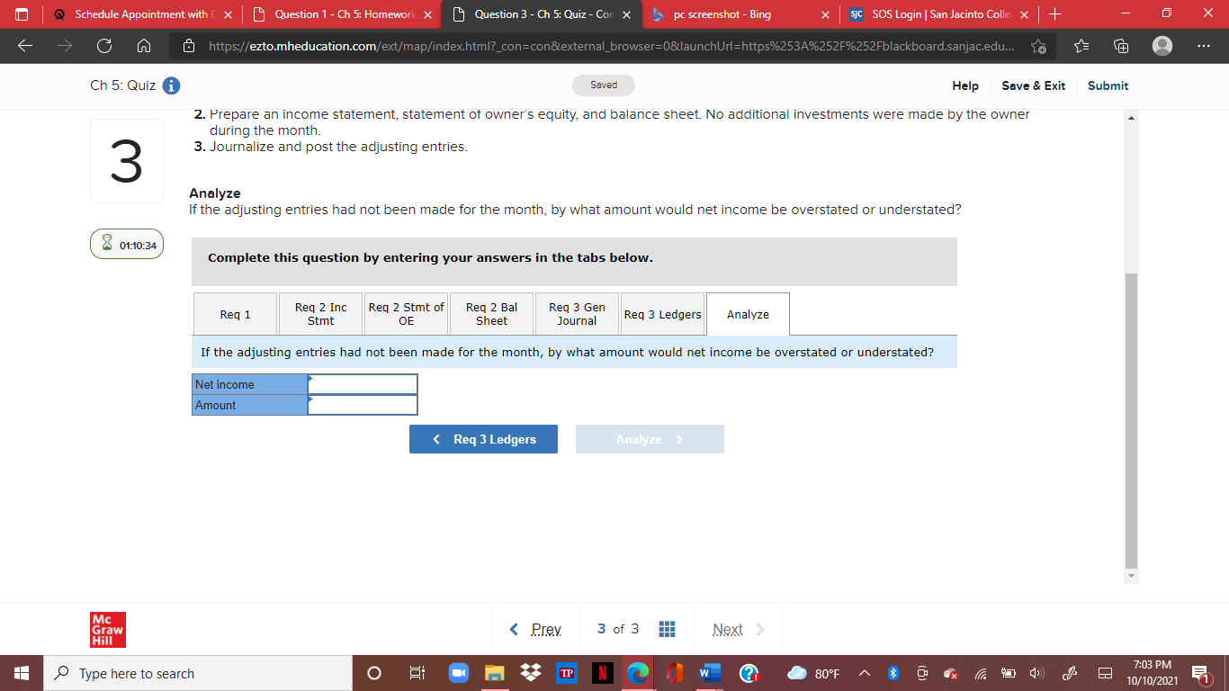  @ Schedule Appointment with [ x ) Question 1 - Ch