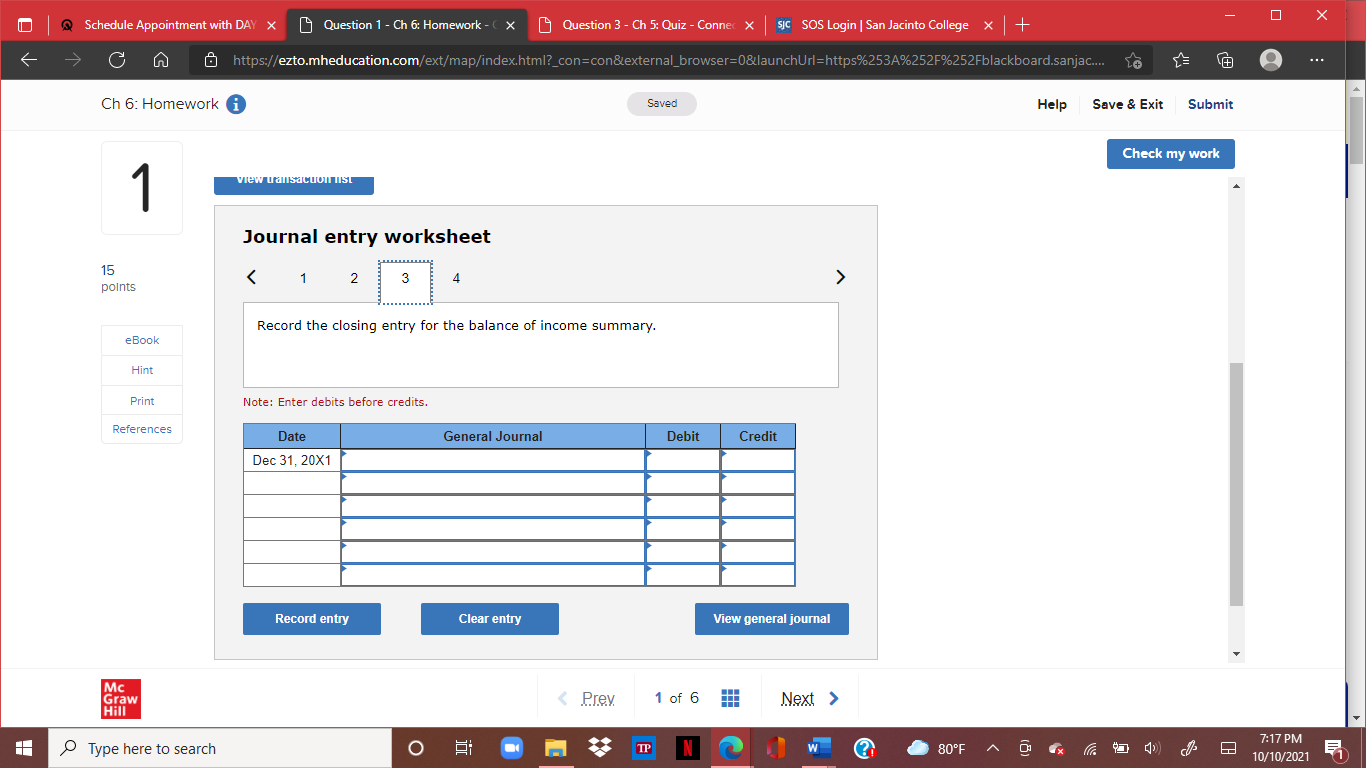 2. Prepare an income statement, statement of owner's equity, and balance sheet.