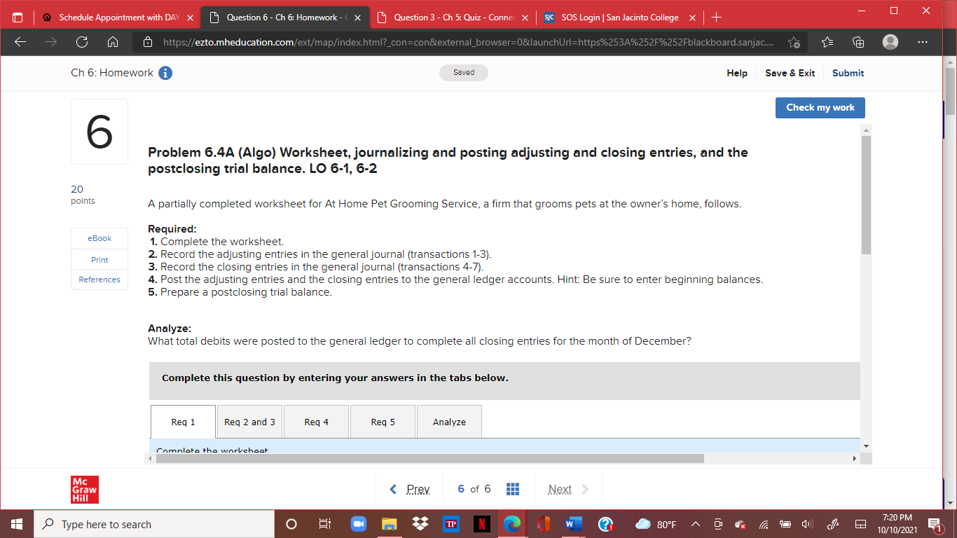 before credits. References Date General Journal Debit Credit Dec 31, 20X1 Record