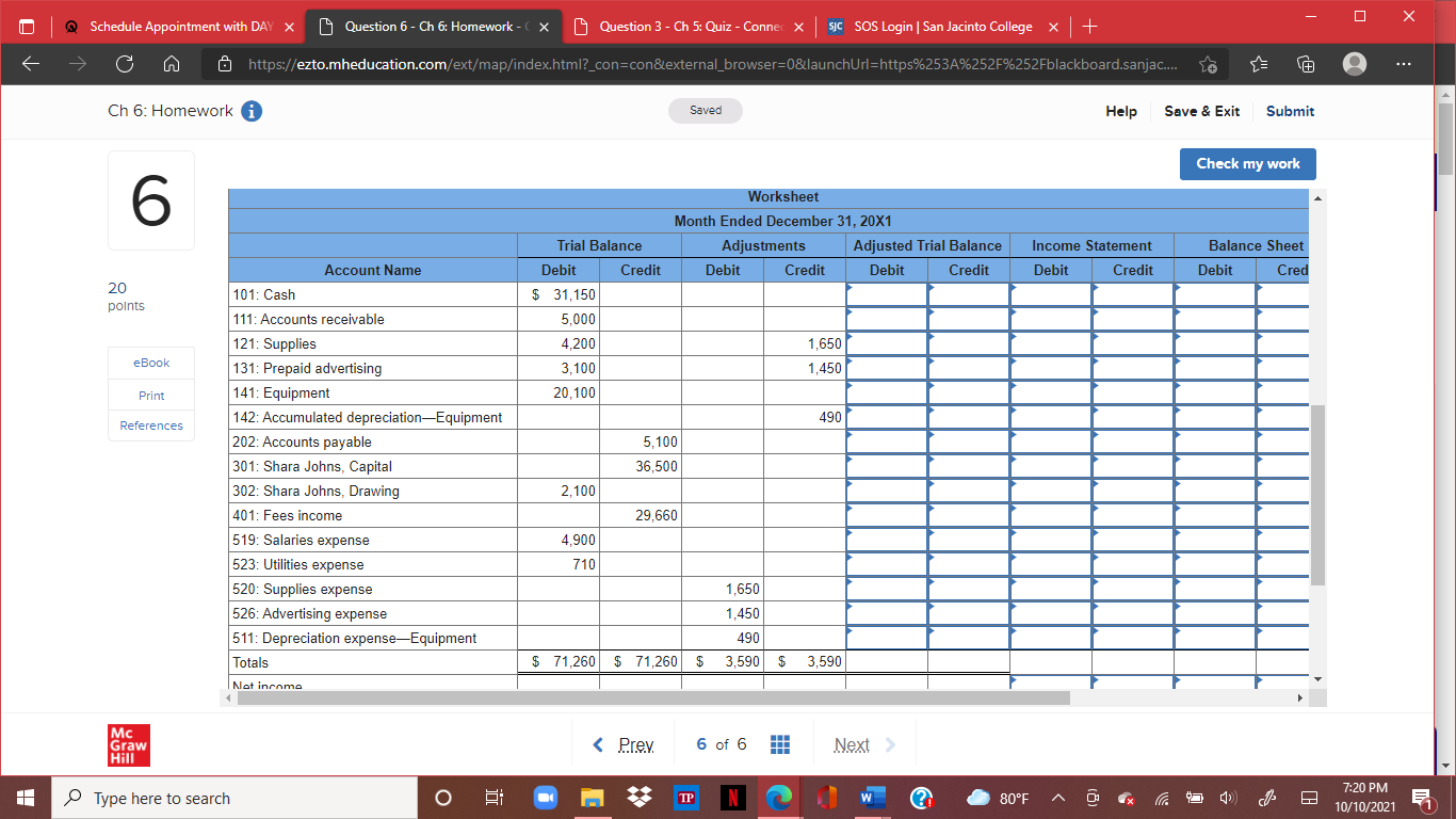 entry Clear entry View general journal Mc Graw Hill Type here to