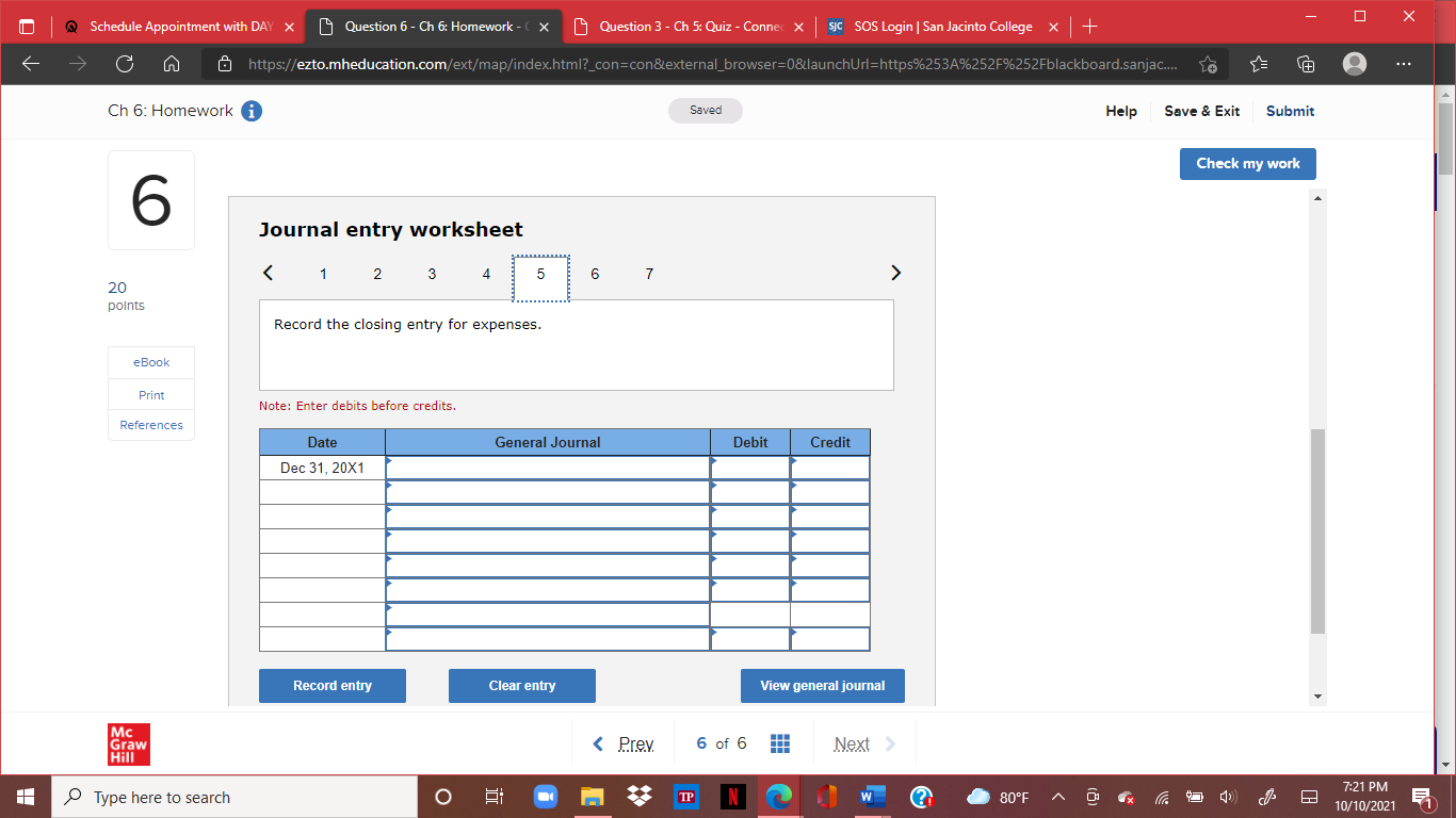 my work view transaction list Journal entry worksheet 15 Hill Type here