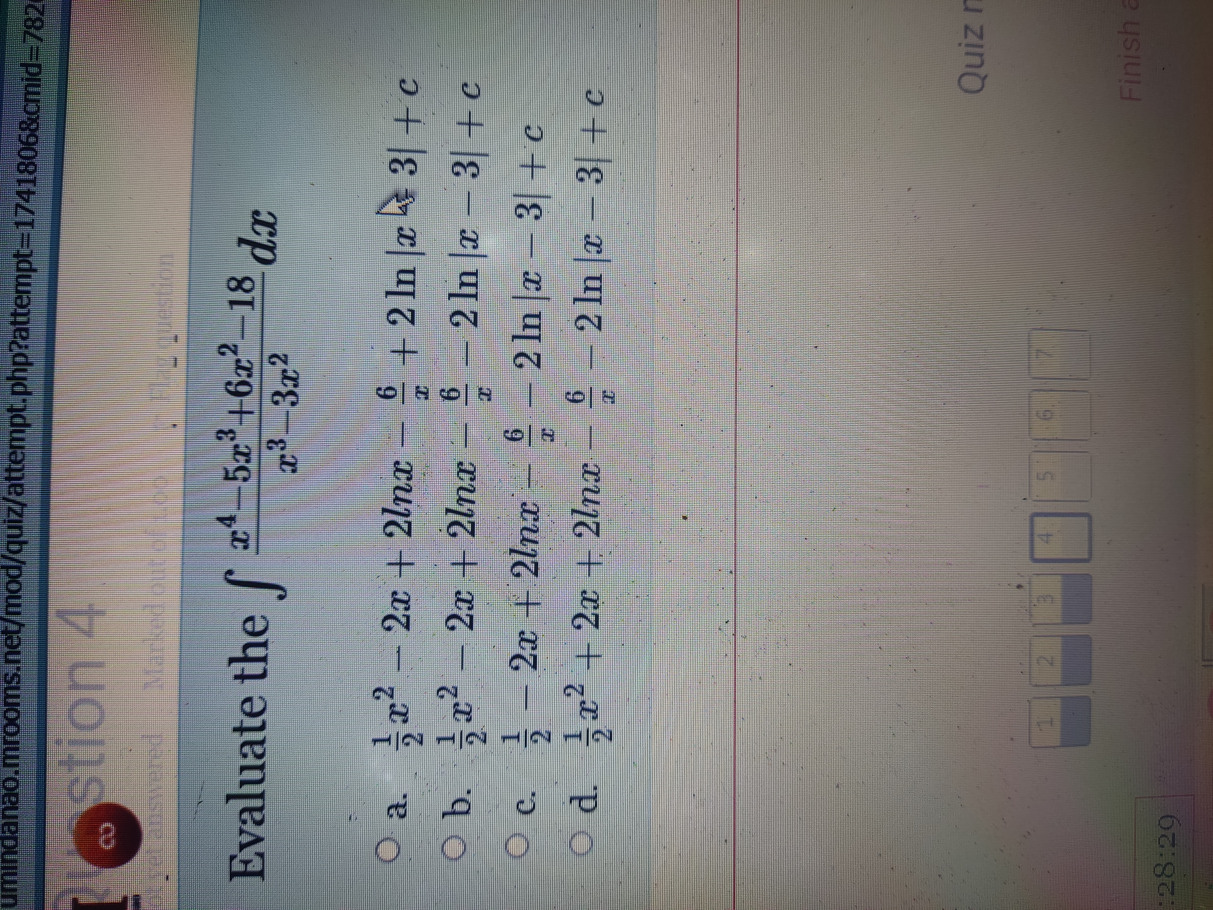 show full solution and what is the answeron the multiple choices.