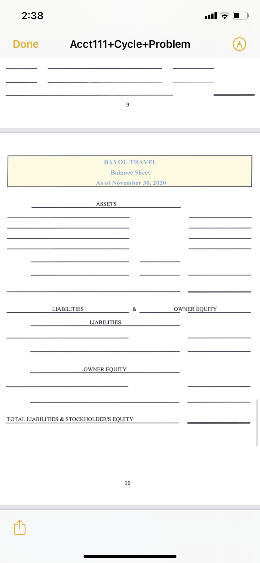 3-5). Part 6 Complete the following Adjusted Trial Balance from your ledger
