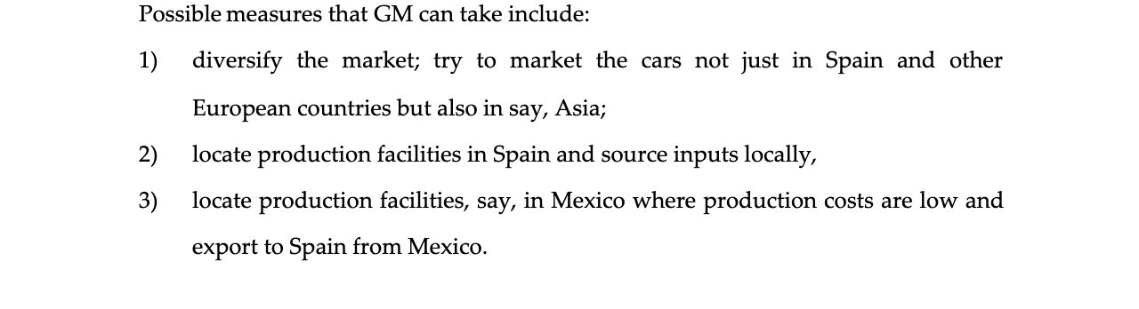 try to market the cars not just in Spain and other European