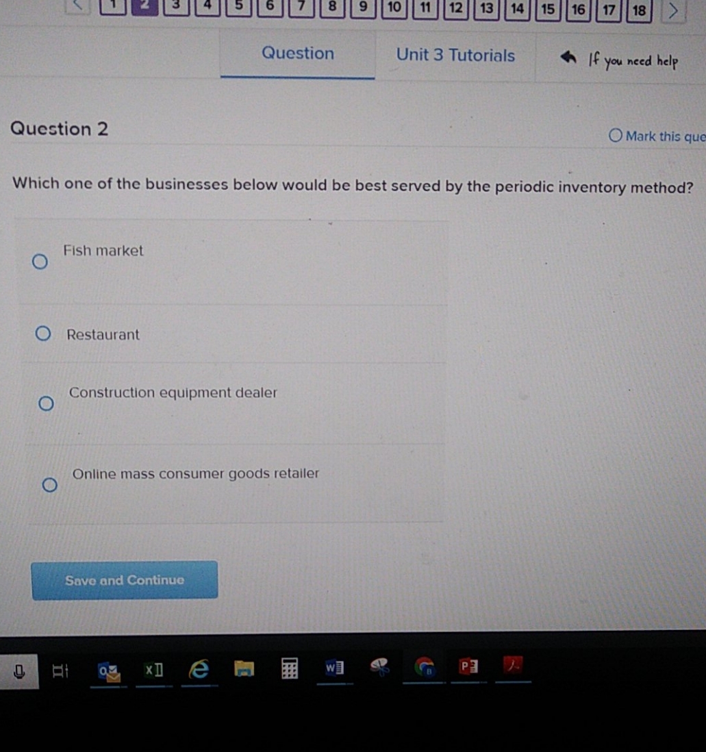 11 12 13 14 15 16 17 18 > Question Unit 3