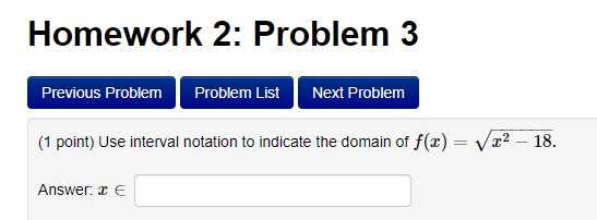 8 Previous Problem Problem List Next Problem (1 point) Suppose f(c) =