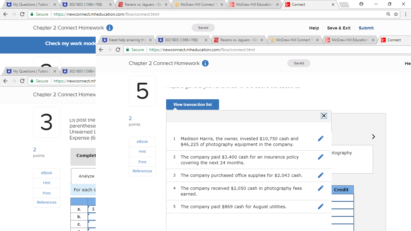 Complel Note: Enter debits before credits. - eeook _ Analyze Aug (11