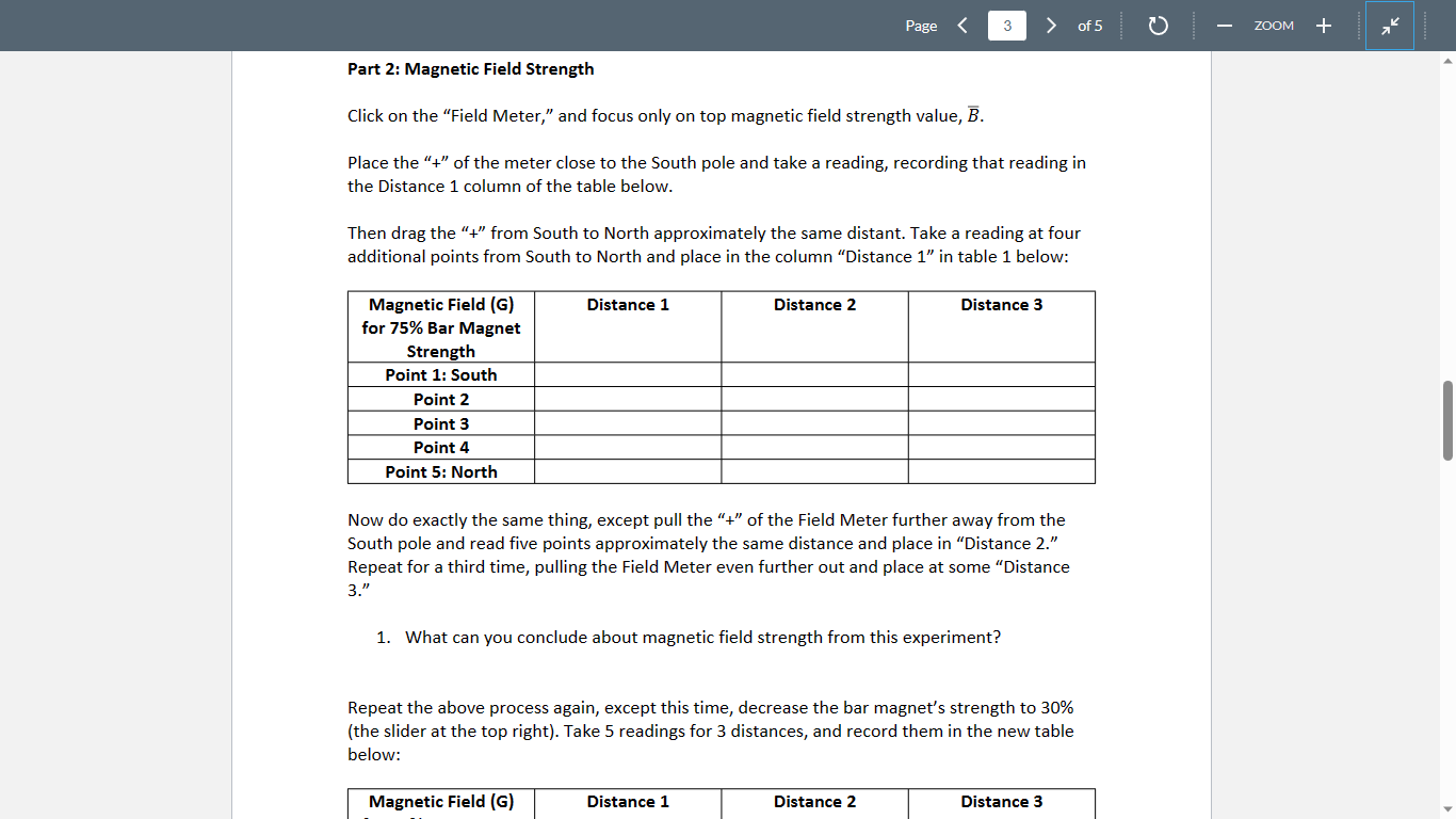 other simulations we've used so far, start by deselecting all options on