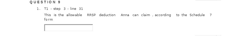 QUESTION 9 1. T1 - step 3 - line 31 This