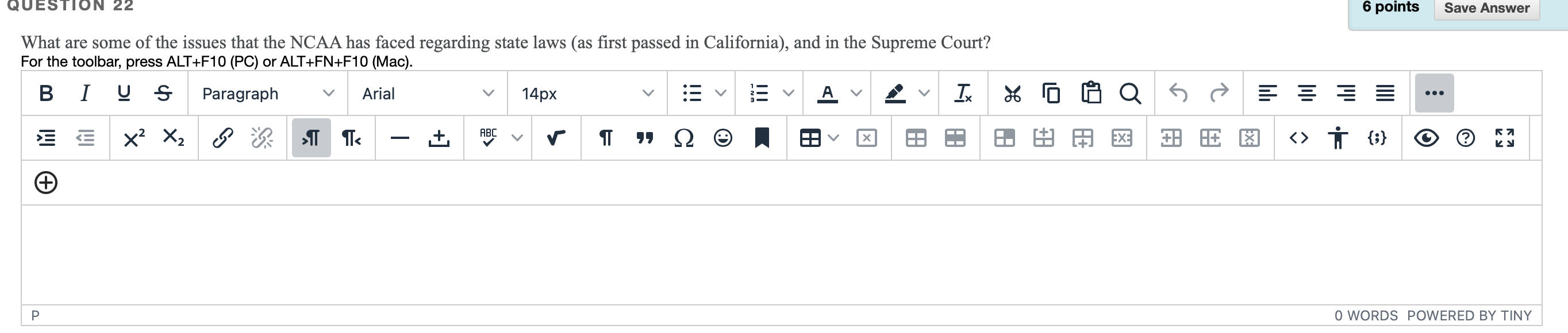 Paragraph Arial 14px v V A v TX E . . .