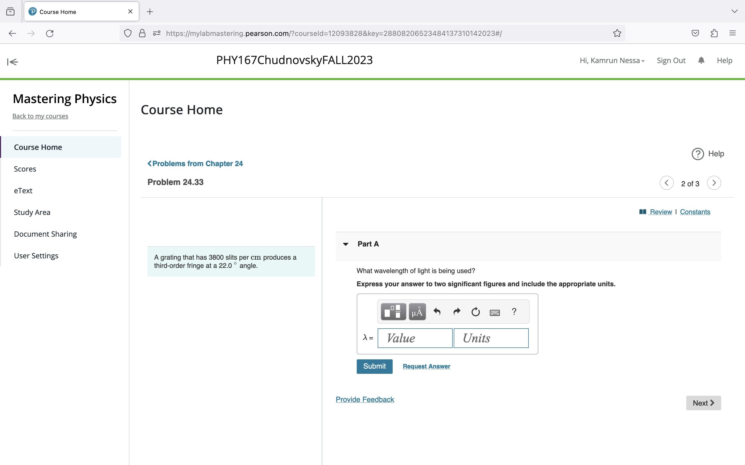 How long would it take a spacecraft traveling 0.950c to reach that