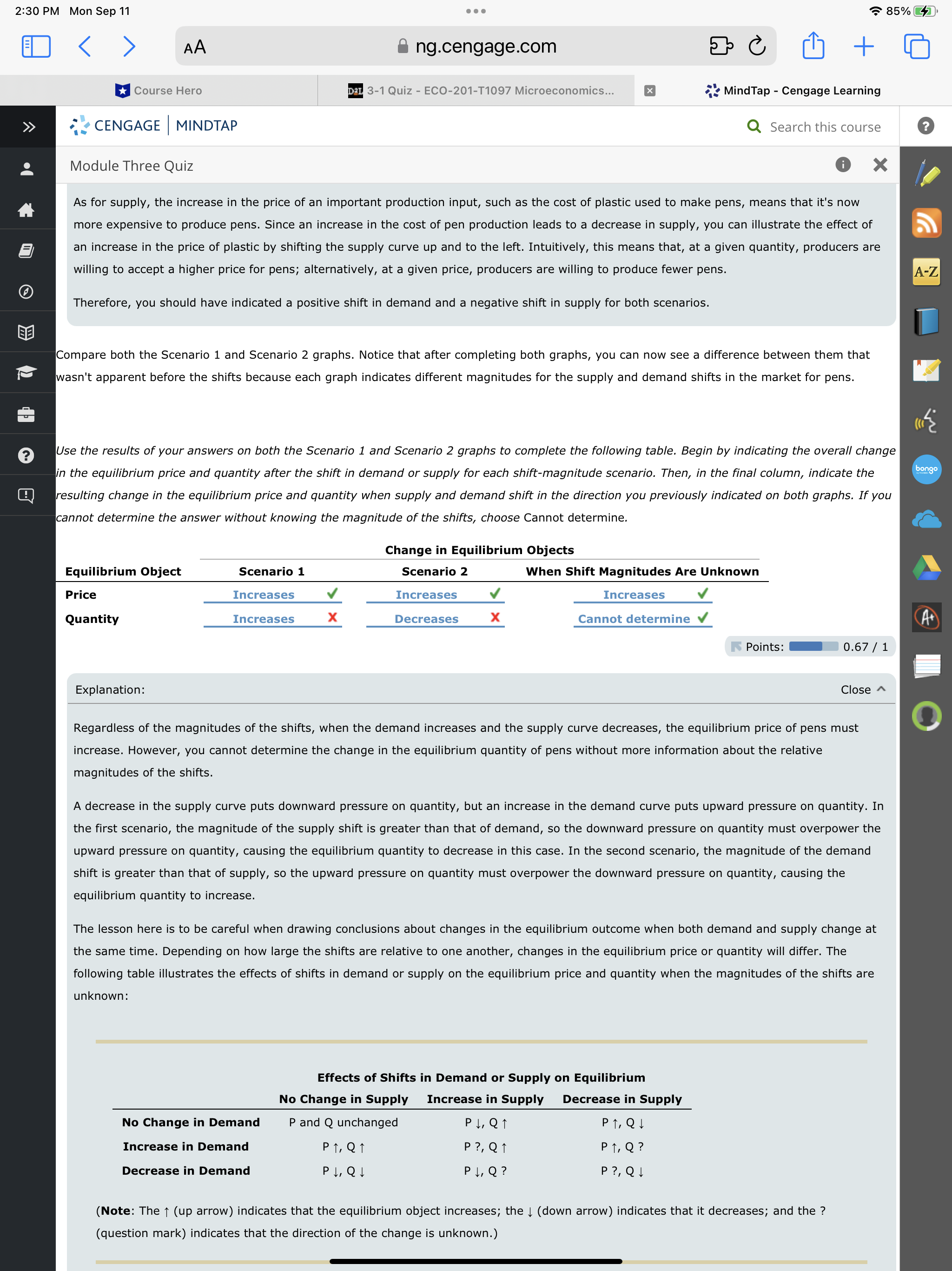 Cengage Learning 'i CENGAGE I MINDTAP Q Search this course Module Three