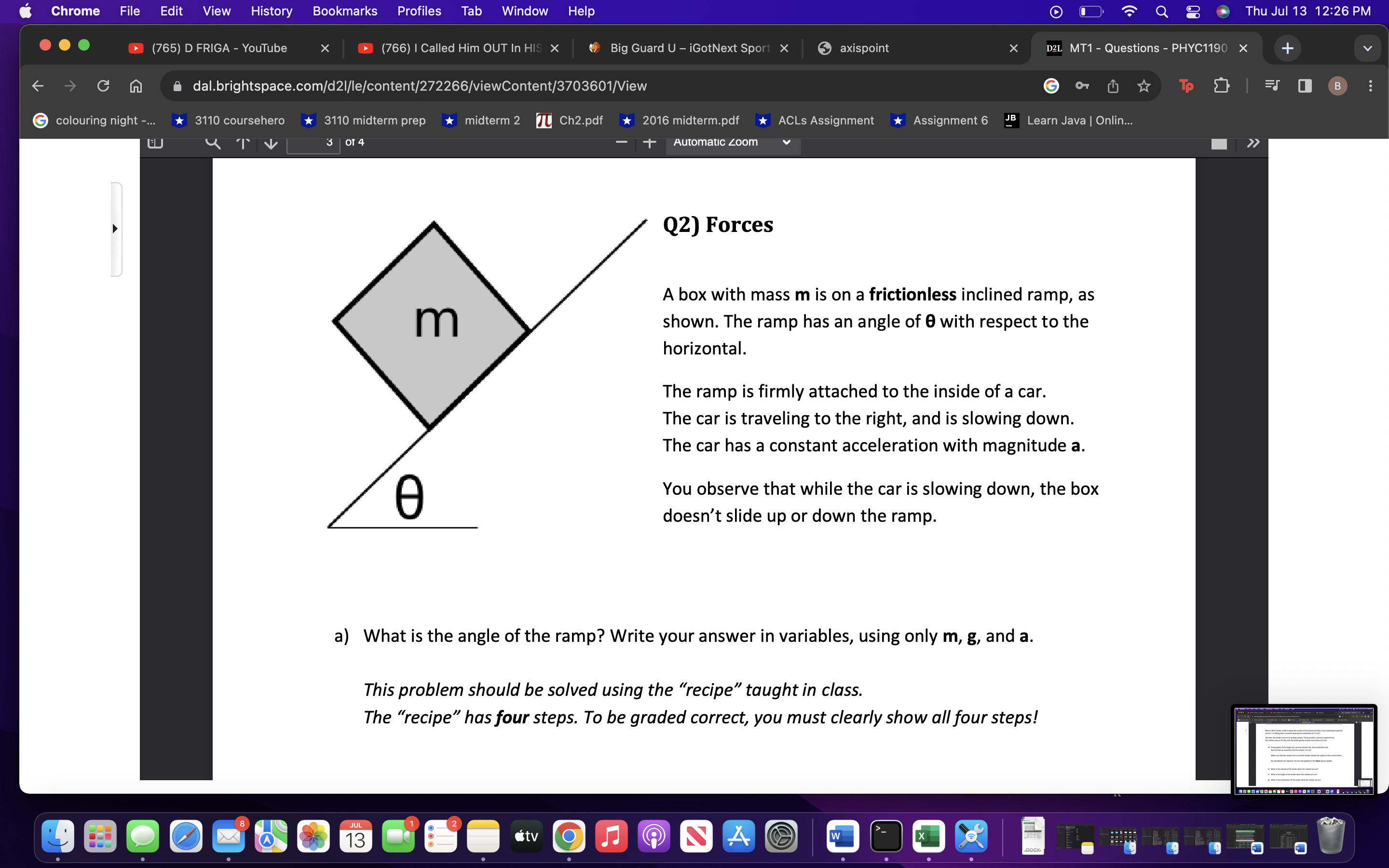 object: F1 = 4N i - 3N j F2 = -5Ni +