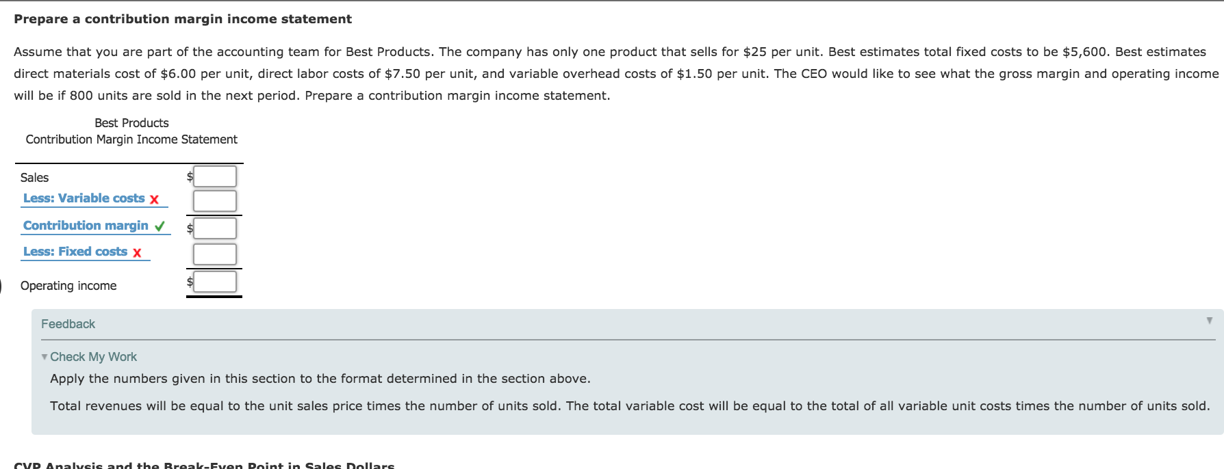 product (which includes both variable and fixed) or period (which includes both