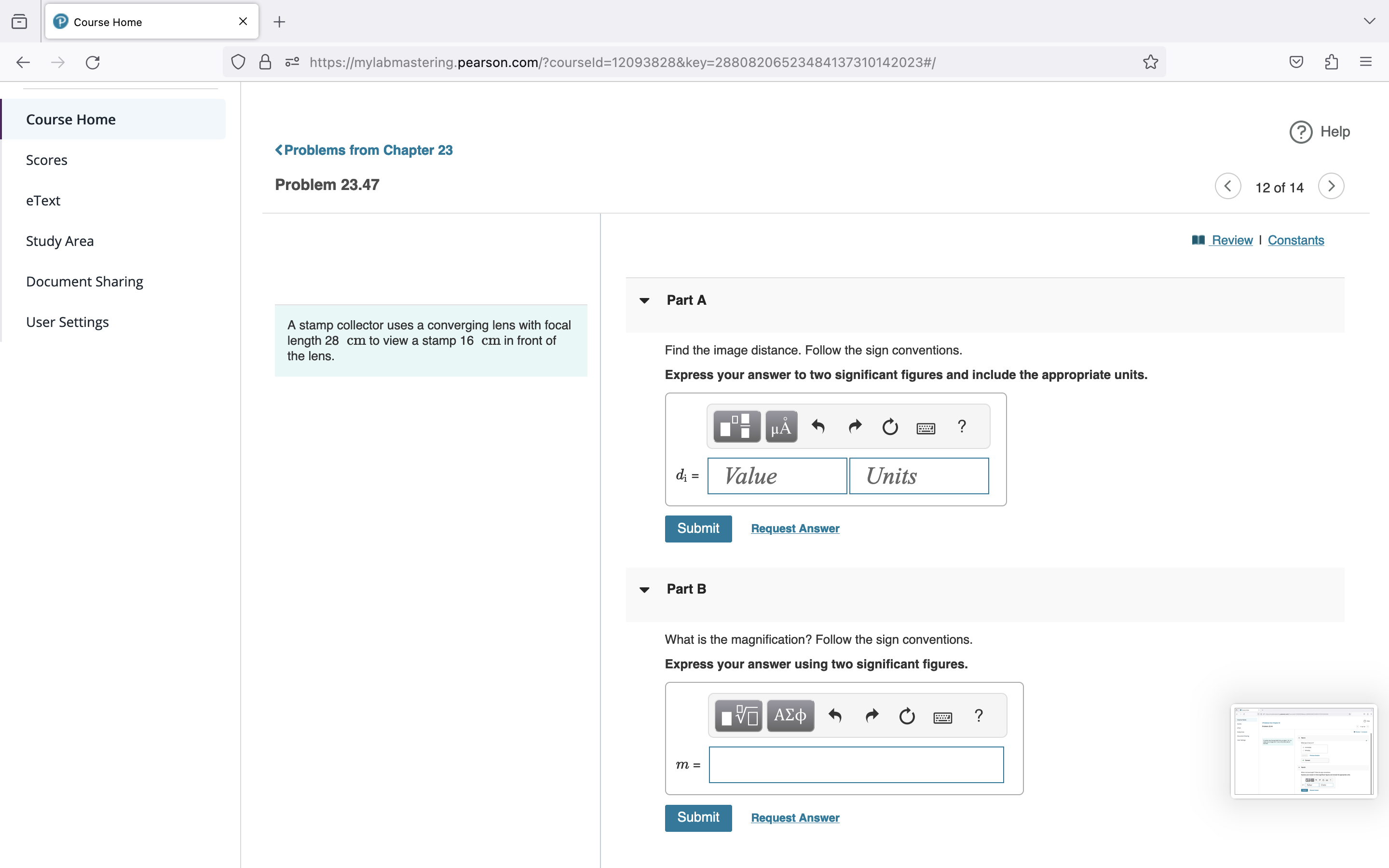 and include the appropriate units. HA ? Value Units Submit Request Answer