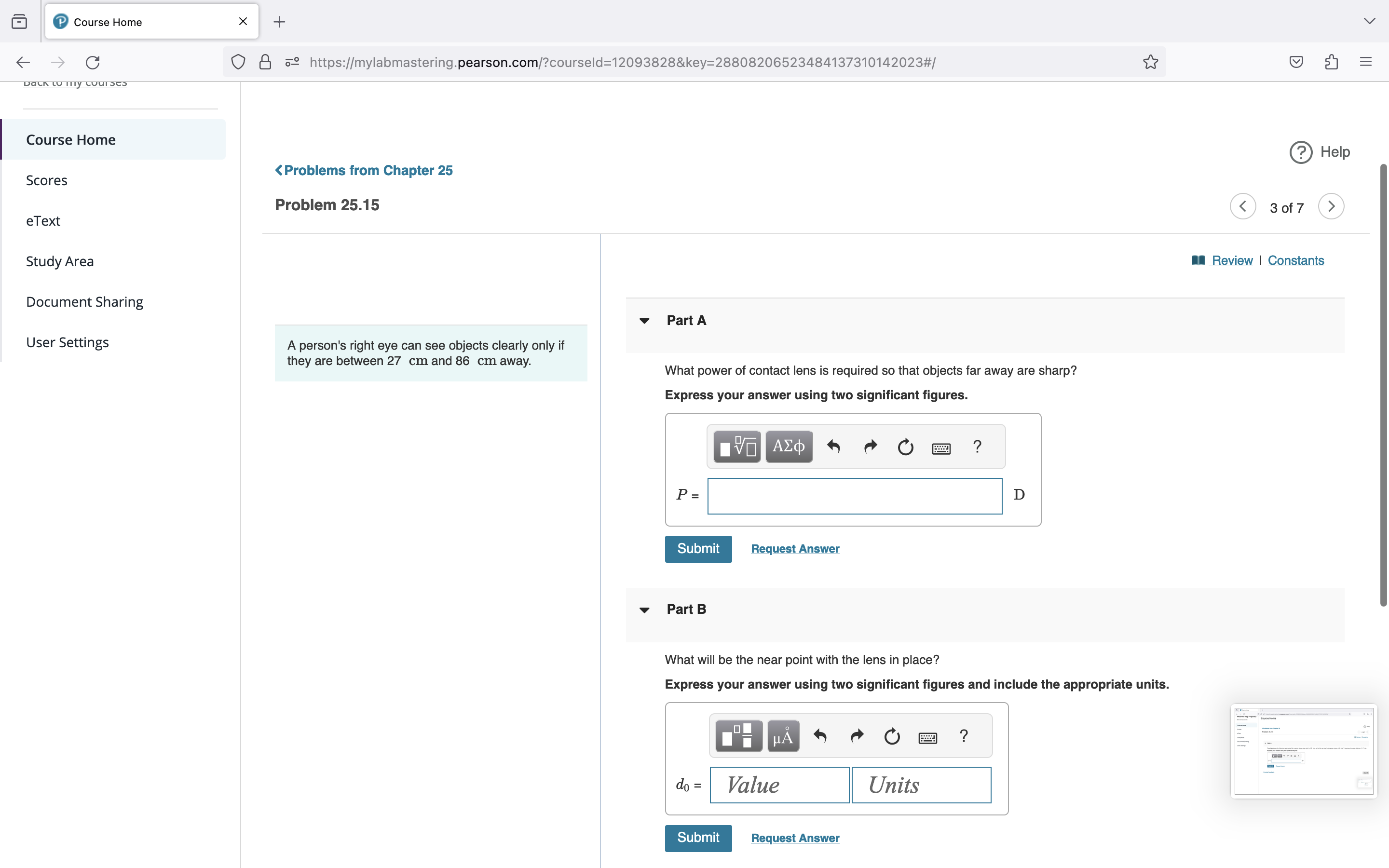 kind of mirror must be used? concave O convex Submit Previous Answers