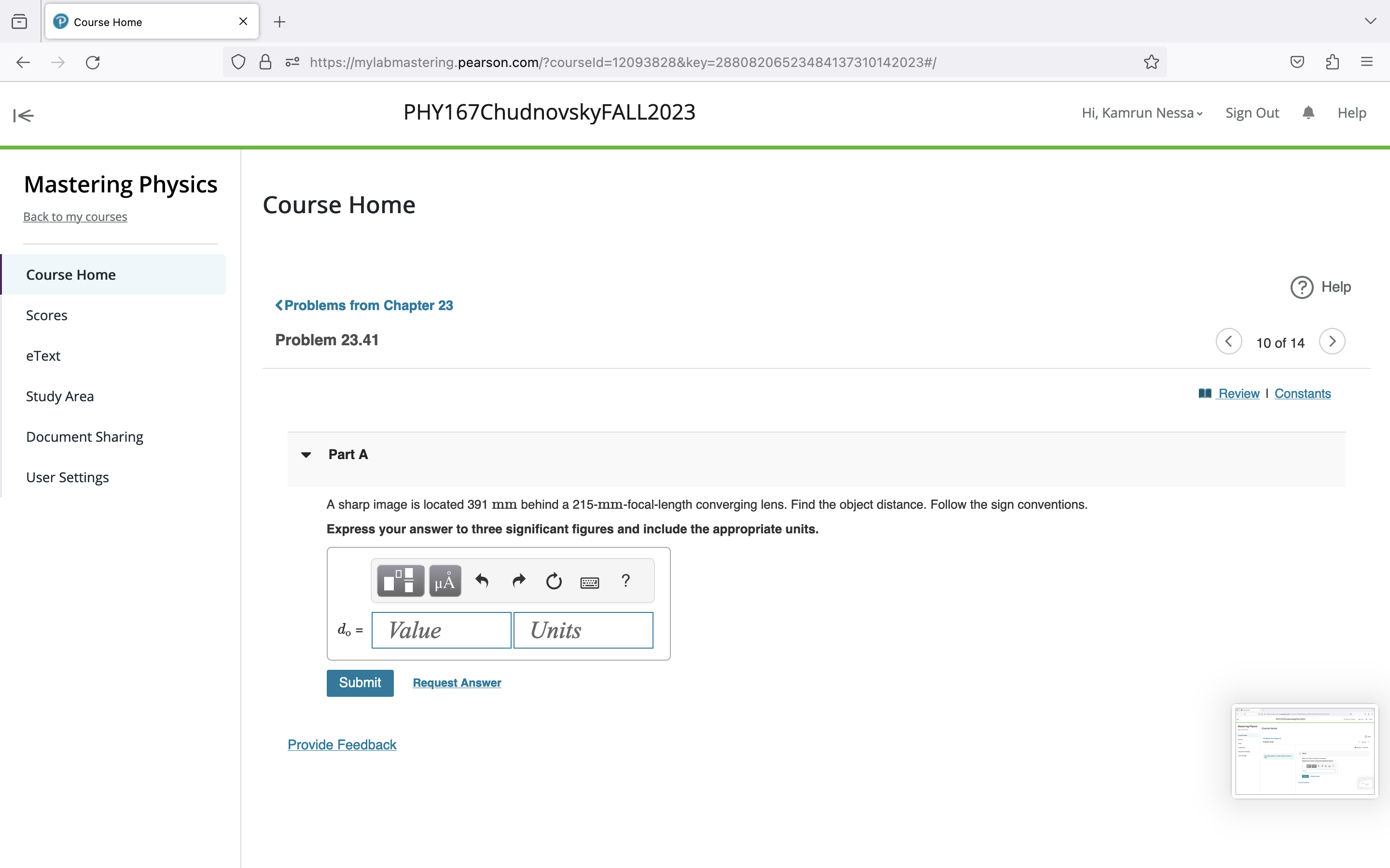 Constants Document Sharing Part A User Settings A sharp image is located