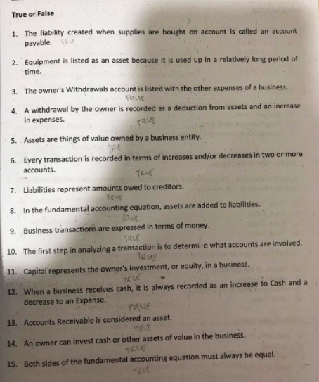 Choice 1. Which of the following is true? a The debit is