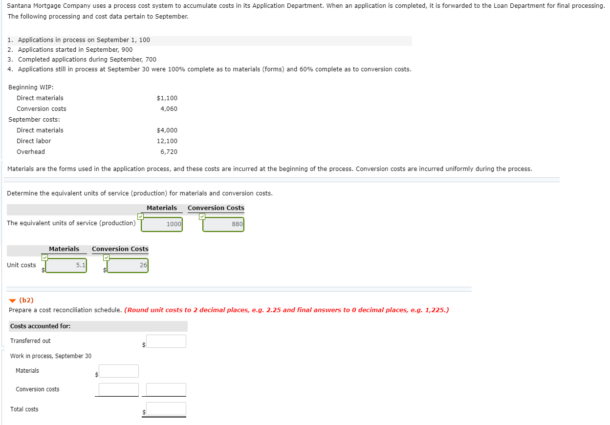  Please complete section b(2). Please show all of your work so