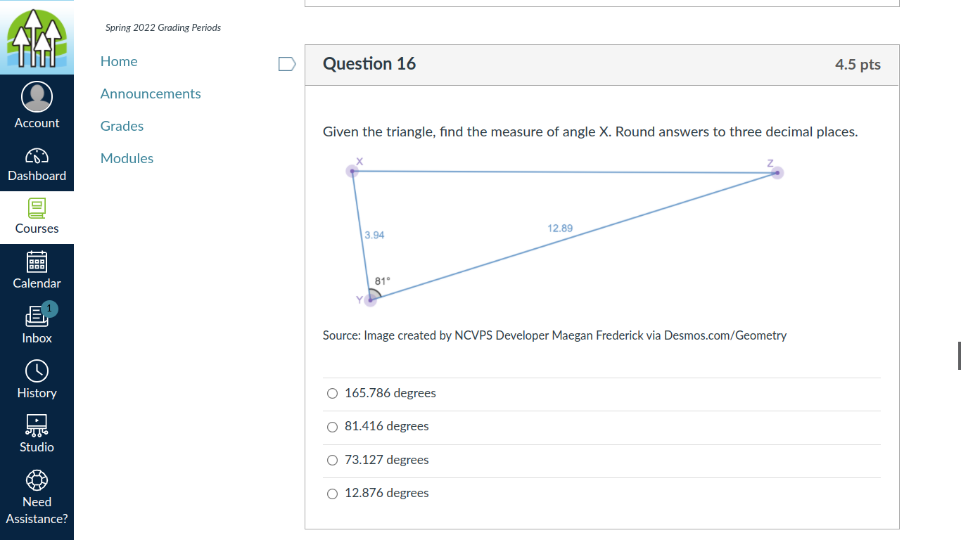 7.103 O 8.261 Need Assistance? O 7.243 KSpring 2022 Grading Periods Th