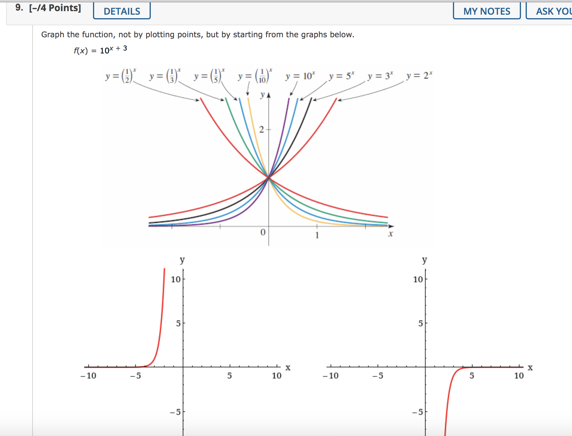 = 5-x y = 2 y=G y=( = (10) y = 10*