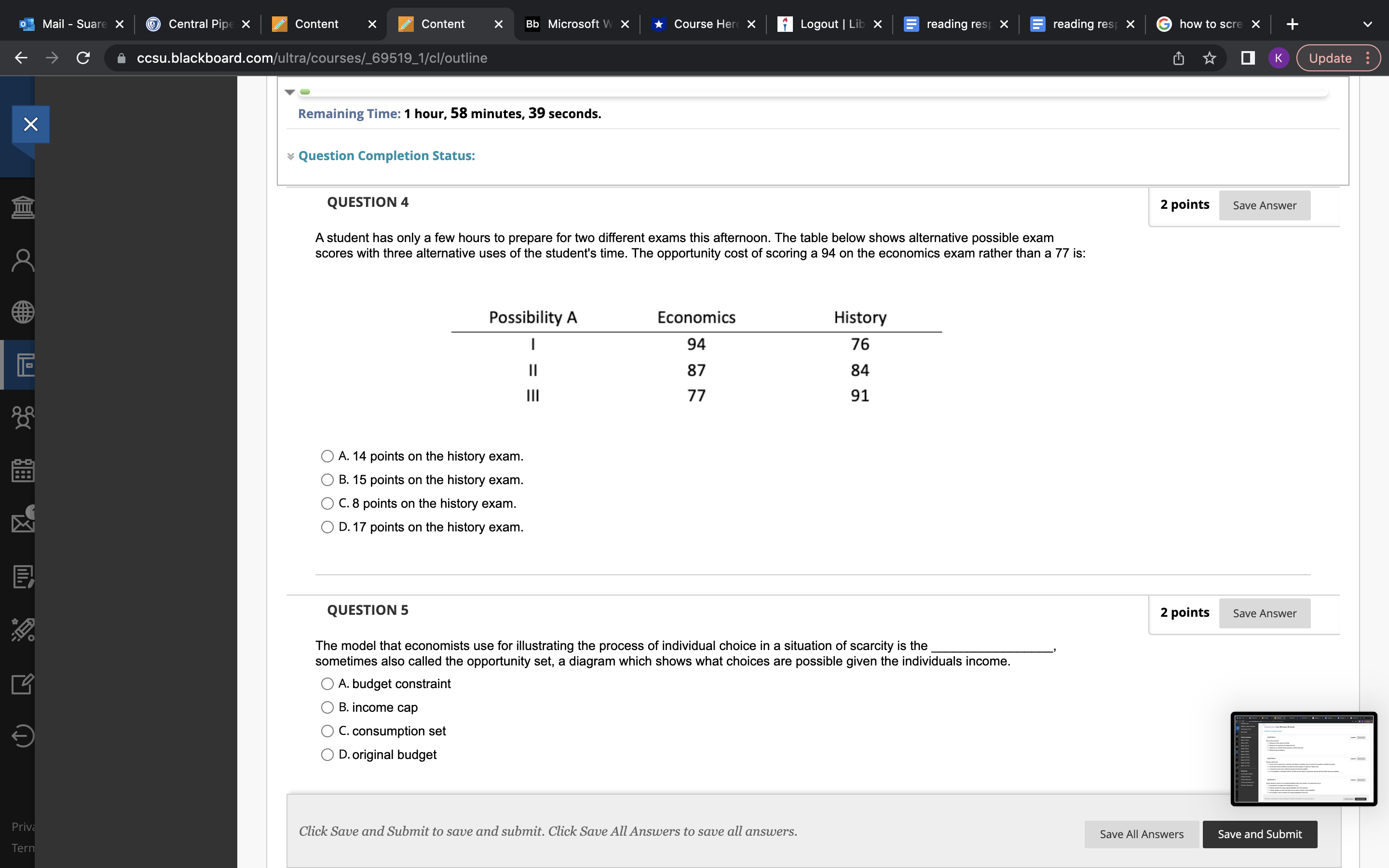 Bb Microsoft W X Course Her( X Logout | Lib x reading