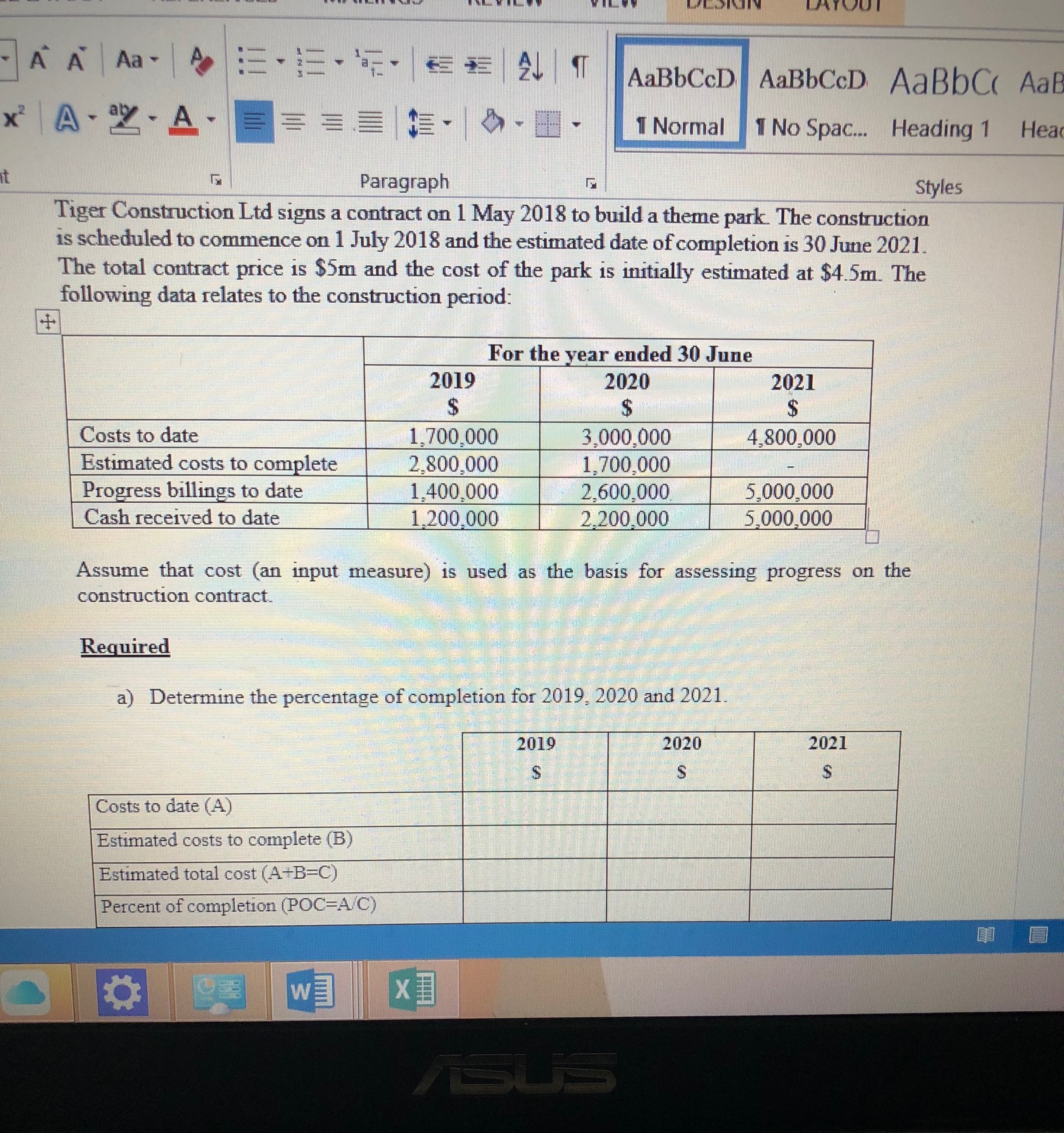 Paragraph AaBbCcD AaBbCcD AaBbC( AaB t Normal T No Spac... Headingl Heat