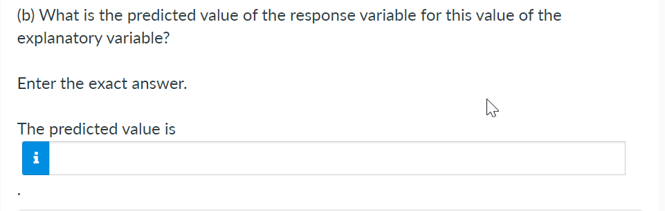 of the explanatory variable. A: 92 to 114; B: 99 to 107;