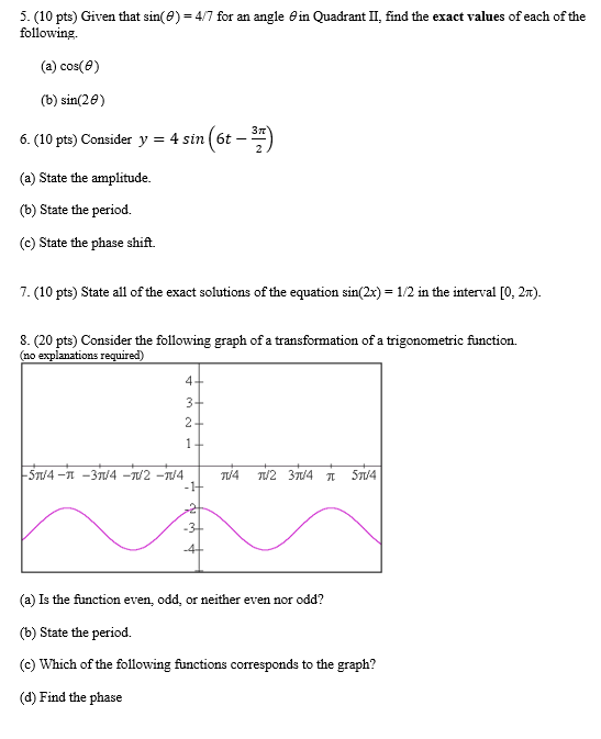 which is the lengdl of the side opposite 8, as Hell as