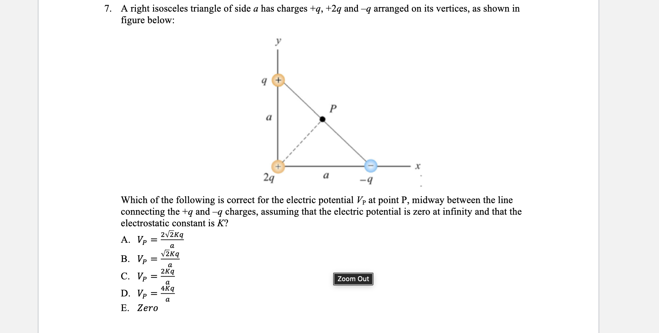 B. Enet = 4 ' Ka , Vtotal = 0 C. Enet