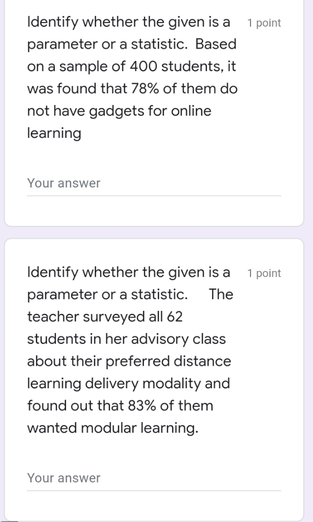  please help me answer this.thank you Identify whether the given is