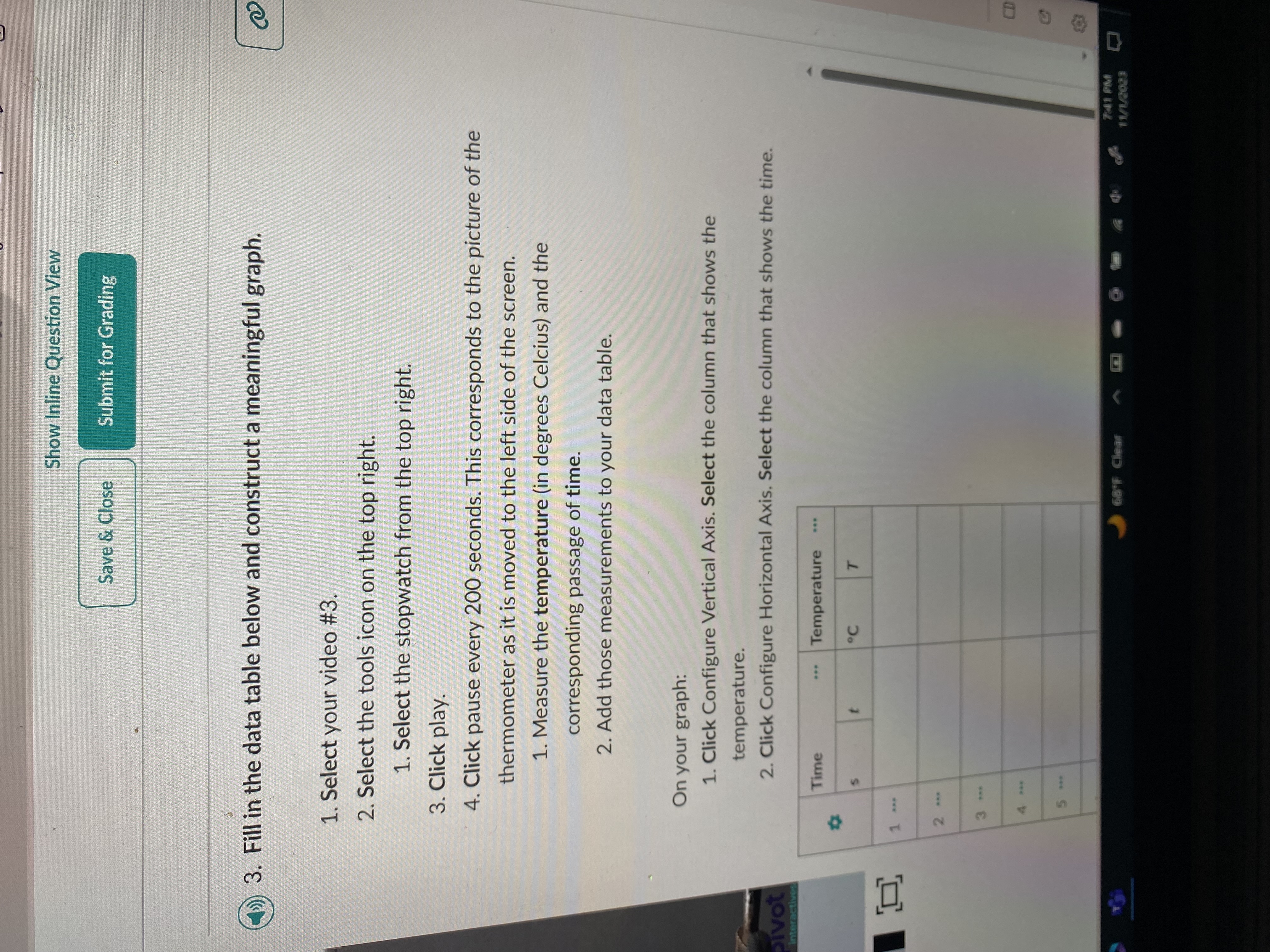 1 you would use the first 3 picture to answer the question.Starting