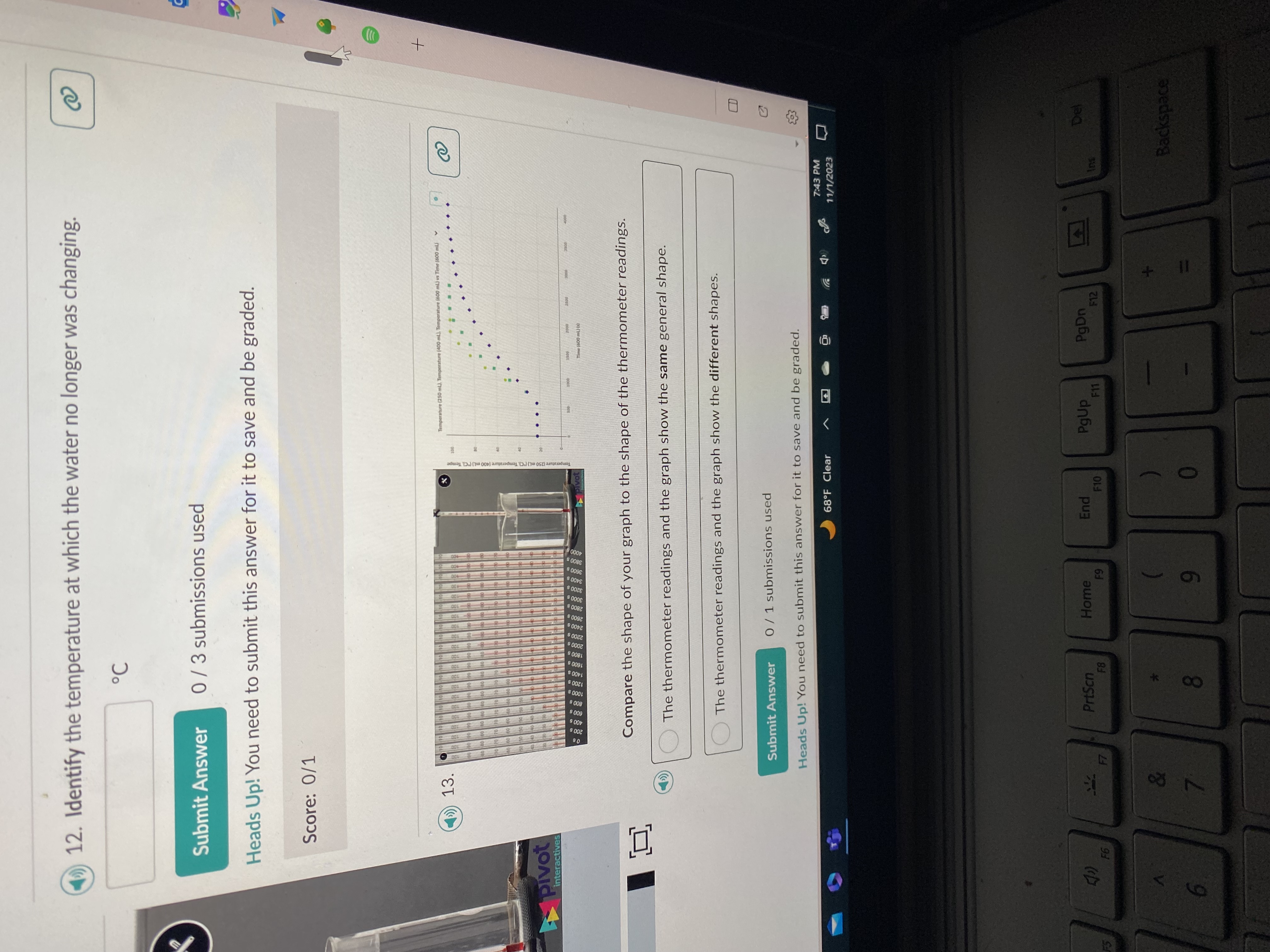 WATER #2-400 mL Change 14 Sco 10 2. Y Type here to
