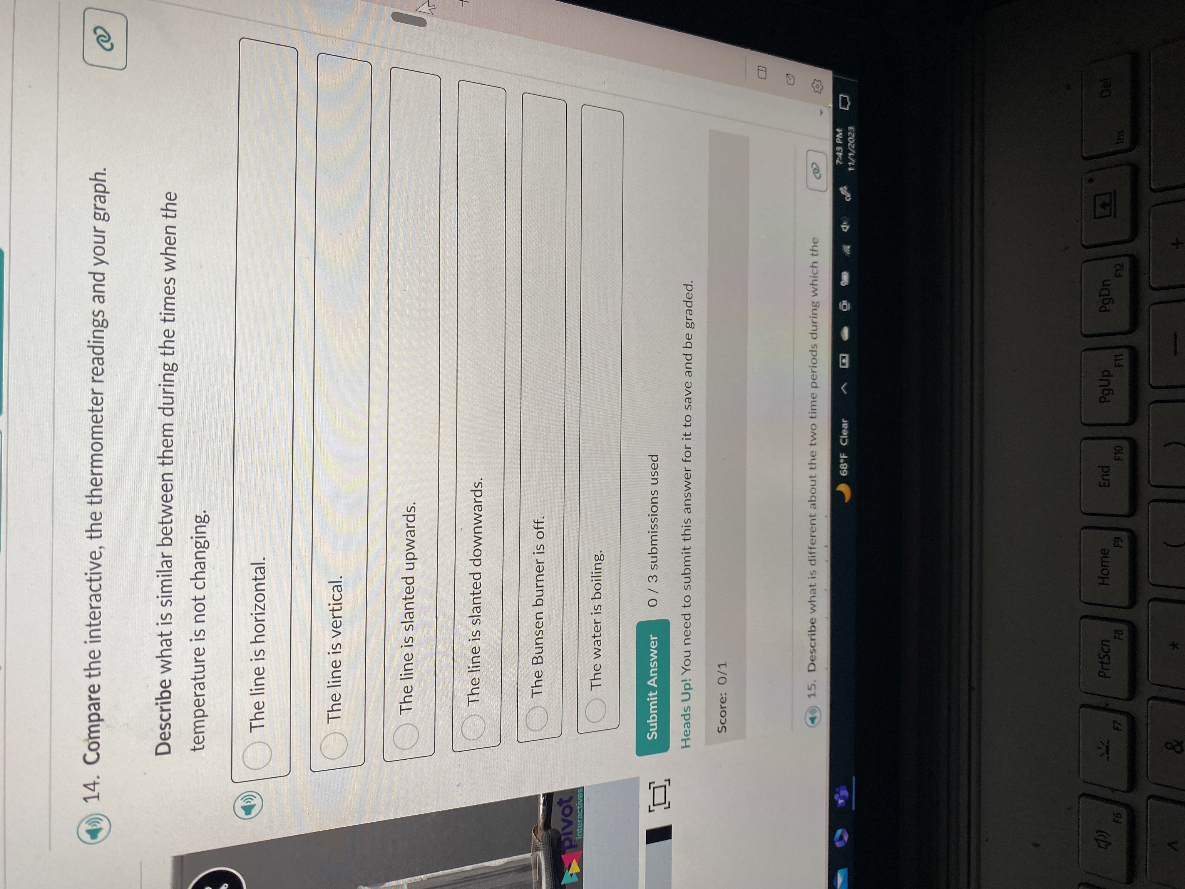 this lab interactive. C What do you notice happening in the video?