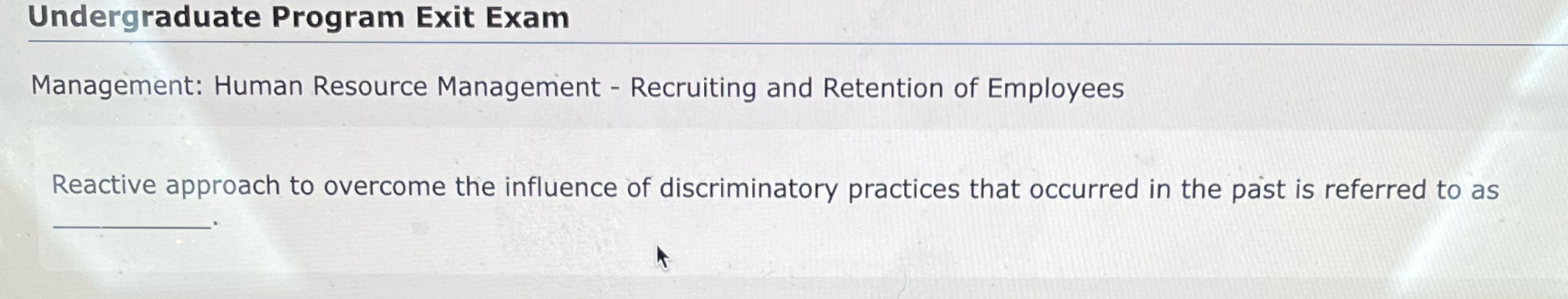 Retention of Employees Reactive approach to overcome the influence of discriminatory practices