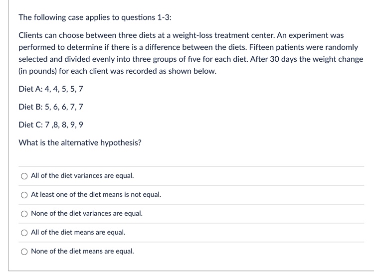 13.47 and yes there is a difference in diet.The following case applies
