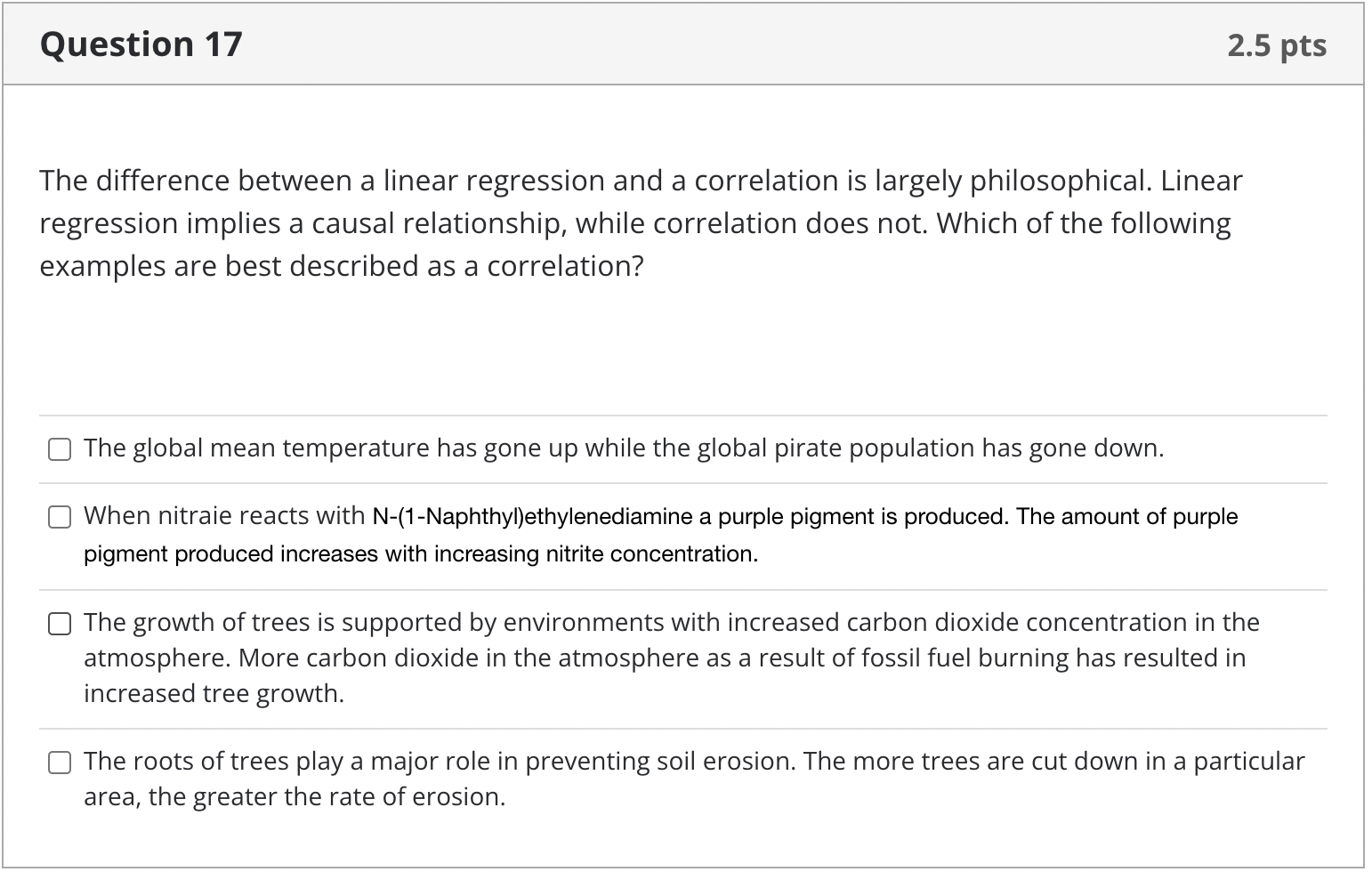 response variable? Using Excel, graph the data as a scatter plot, then